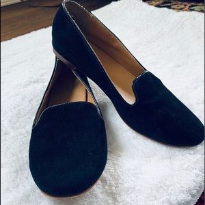 J. Crew  Suede Smoking Slippers
